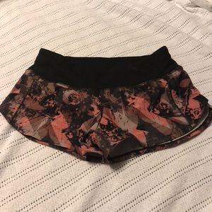 Lululemon running shorts size 2